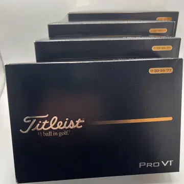 2025 타이틀리스트 PROV1 더블 넘버 4상자 세트
