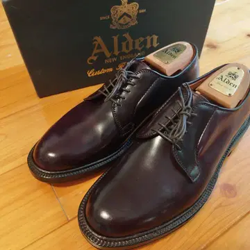 Alden 990 US8 호윈사 쉘 코도반 플레인토 드레스