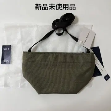 택 포함 새상품 Herve Chapelier 숄더백 카키 XS