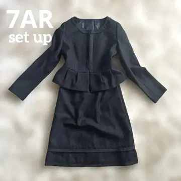 셋업 페플럼 페플럼 수트 블랙 7AR