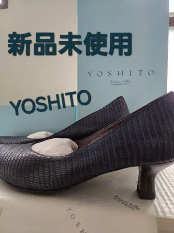 YOSHITO 네이비 펌프스
