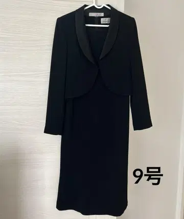 블랙 포멀 상복 9호 원피스