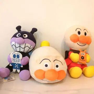 호빵맨 세균맨 봉제 인형 3개 세트