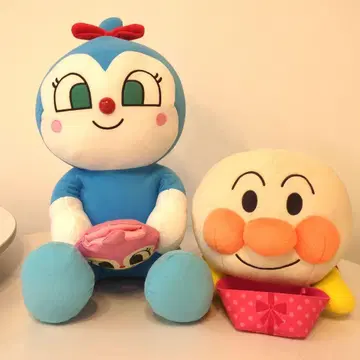 돌격! 호빵맨 봉제 인형 세트