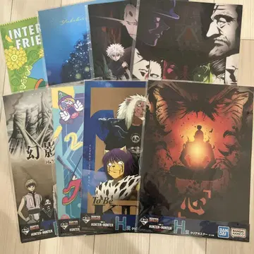 1번 복권 HUNTER x HUNTER H상 클리어 포스터 8장 세트