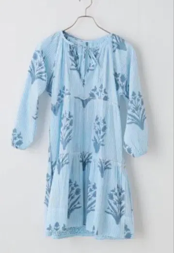 SZBlockprints PriyaDressinClassicBlue XS