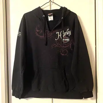구제 할리데이비슨 블랙 후드티 후디