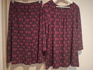 LAURA ASHLEY 꽃무늬 스커트 셋업 L 상의