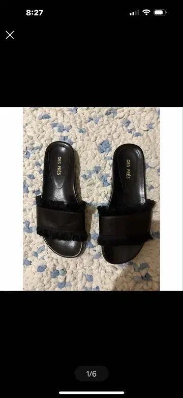 DES PRES 프린지 샌들