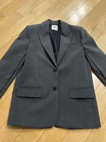 ZARA 그레이 테일러드 자켓