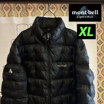 새상품급 MONTBELL 몽벨 다운 자켓 XL 블랙 심플