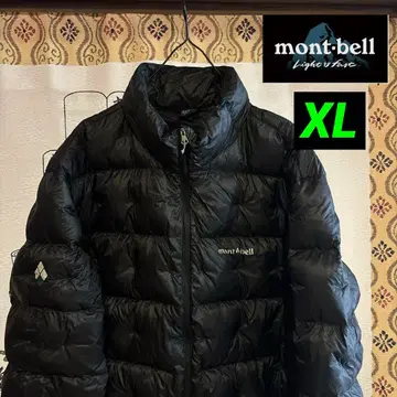 새상품급 MONTBELL 몽벨 다운 자켓 XL 블랙 심플