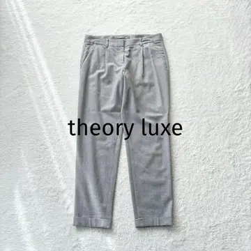 theory luxe 슬랙스 팬츠 38 그레이 울 출퇴근 수트
