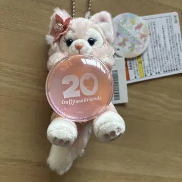 [ 택 포함 미사용 새상품 ] 도쿄디즈니씨 리나벨 키링 20주년
