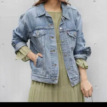 Levi's 라이트 블루 데님 자켓 S