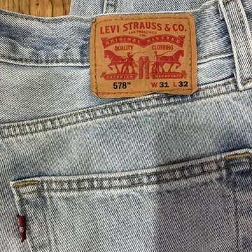 LEVI STRAUSS & CO. 578 데님 W31 L32