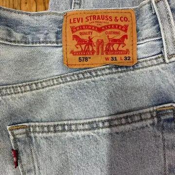 LEVI STRAUSS & CO. 578 데님 W31 L32