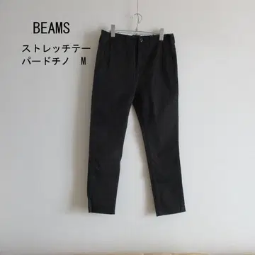 BEAMS 스트레치 치노 팬츠 M 차콜 그레이 상태 좋음