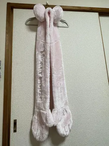 디즈니 머플러 팬캡 미니 핑크