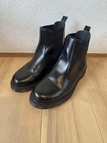 새상품급 블랙 사이드 고어 부츠