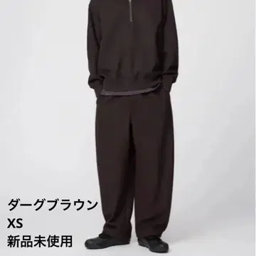 브러쉬드 맨투맨 와이드 팬츠 XS UNIQLO U 유니클로유