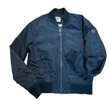 schott 여성용 L 사이즈 ma-1 블랙