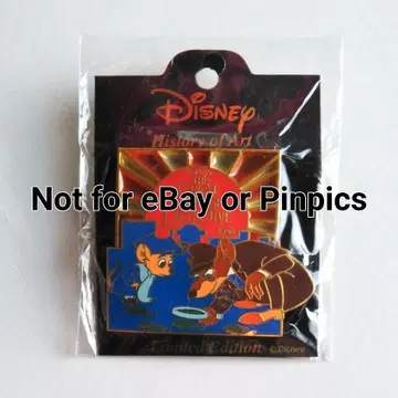 디즈니 올리비아 대모험 History of Art 핀 배지