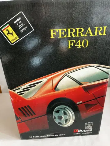 Ferrari F40 1/8 미조립품 설명서 포함