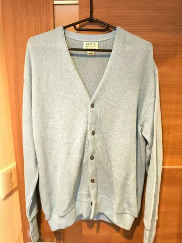 [ SALE ] 스카이블루 가디건 XL 울 혼방