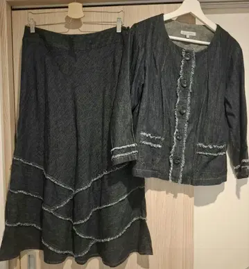 LAURA ASHLEY 데님풍 셋업 13