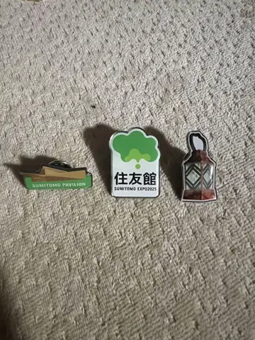 오사카 만박 스미토모관 핀 배지