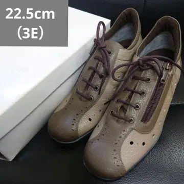 164 [ 새상품 ] 22.5cm ( 3E ) 고급 스니커즈 펌프스