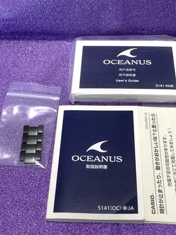 카시오 OCEANUS OCW-T1000B용 부품 사용설명서