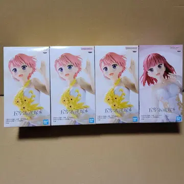 5등분의 신부 피규어 4체 세트 이치카 3점 니노 1점