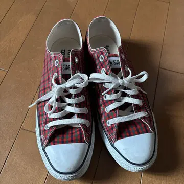 CONVERSE ALL STAR 레드 체크 스니커즈