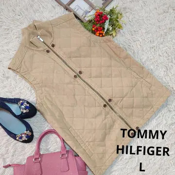 TOMMY HILFIGER 퀼트 베스트 ( L ) 베이지