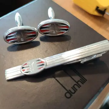 dunhill 커프스 단추 넥타이핀 세트 부속물 없음
