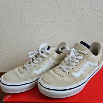 Vans V3838 스니커즈 화이트 23cm