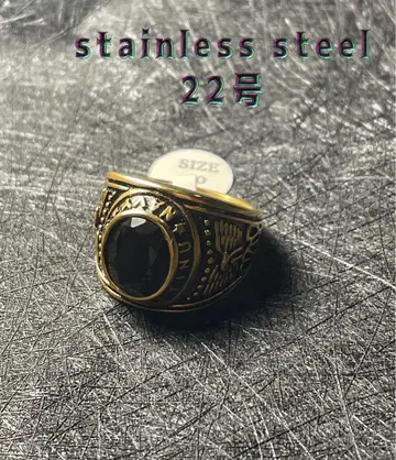 스테인리스 카보숑컷 22호 반지 stainless steel 반지 골드