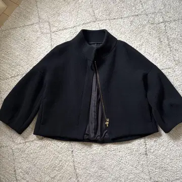 allureville 노카라 자켓 블랙 사이즈 2