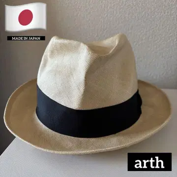arth 베이지와 블랙 페도라 햇 파나마 햇 에콰도르 햇