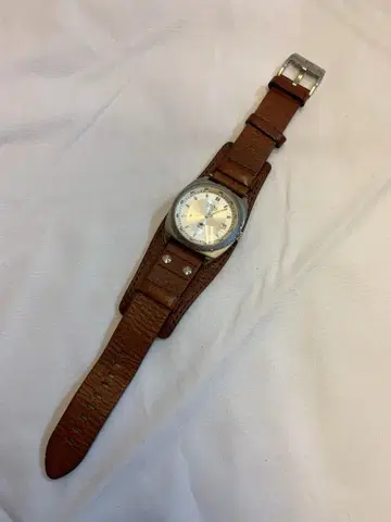 작동품 FOSSIL 파슬 blue 블루 AM-3675 손목시계