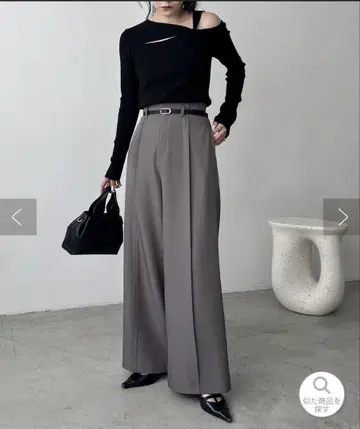 벨트 SET 센터 턱 팬츠