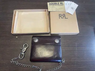 DOUBLE RL 체인 포함 접이식 지갑