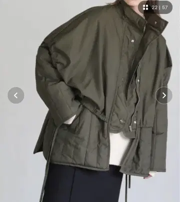 select moca 2022 AW 레이어드 퀼팅 자켓