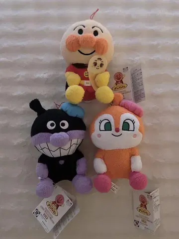 날아라! 호빵맨 코로후와 커플 베레모 봉제 인형 [ 3세트 ]