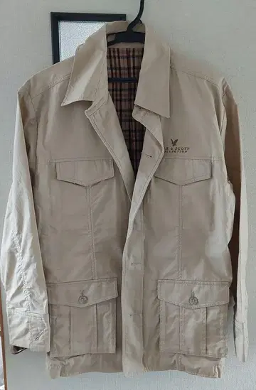 새상품급 Lyle & Scott 베이지 자켓 M 사이즈 긴 길이