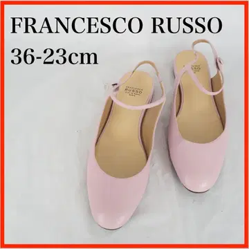 O6055*FRANCESCO RUSSO*플랫슈즈*23cm*핑크