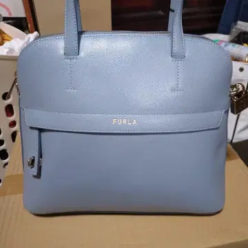 FURLA 파이퍼 2way 핸드백 숄더 사선 크로스백 블루