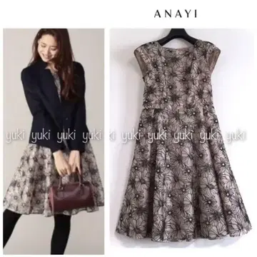 ANAYI 플라워 플로키 원피스 36